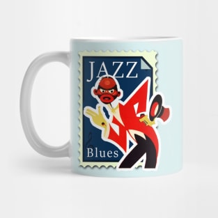 Jazz or Blue? The Master of Ceremonies wants to know! Mug